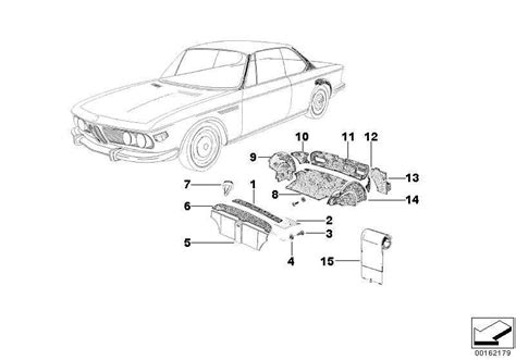 BMW 3.0 cs parts diagram